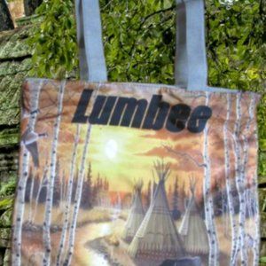 Lumbee Native American American Indian Reusable Shopping Beach Gym Overnight Eve